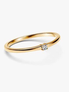 Pandora Era 14k Gold Lab-grown Diamond Single Stone Ring